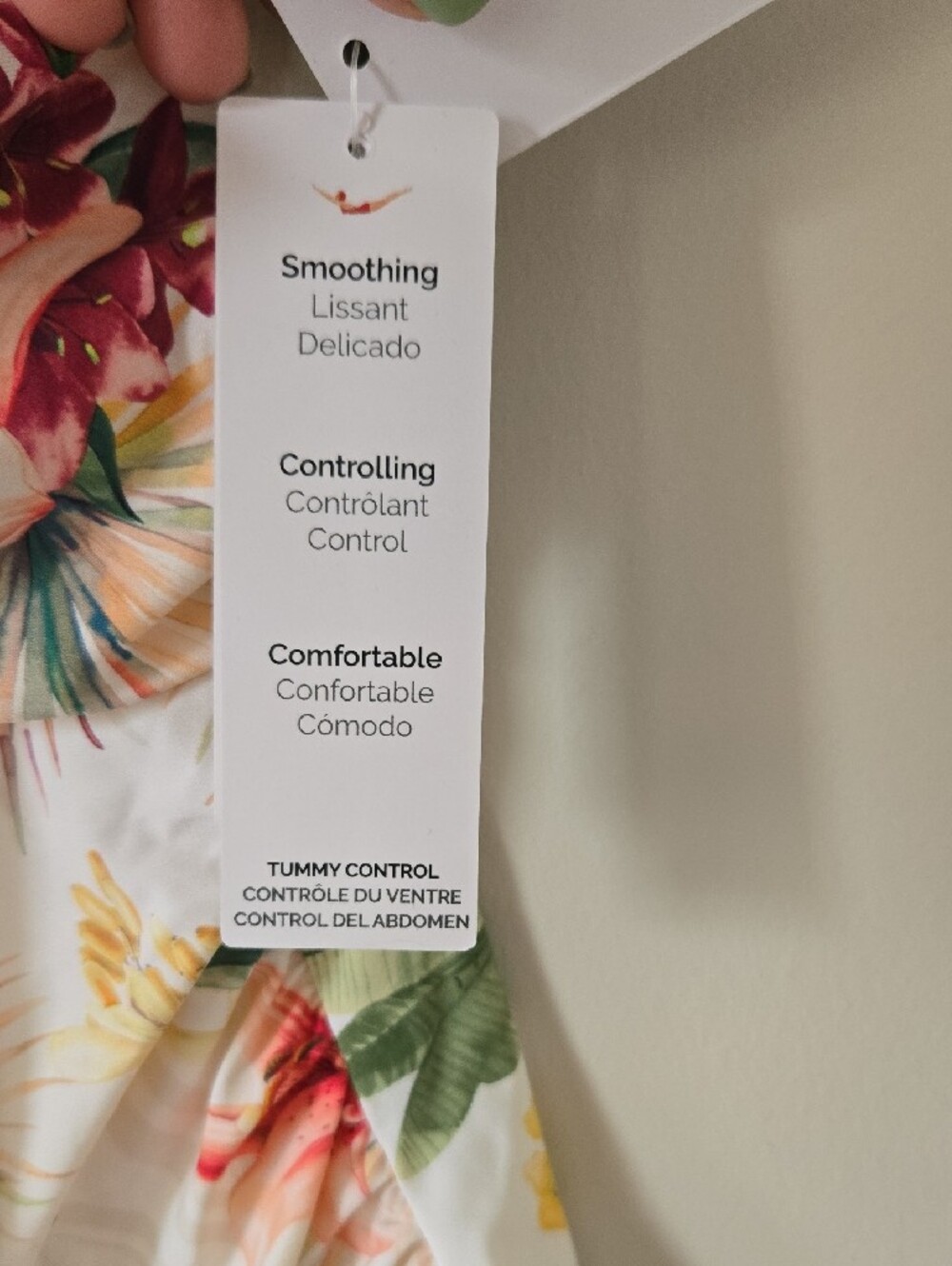 Jantzen Tropical Floral One-Piece Swimsuit NWT - Picture 3 of 5